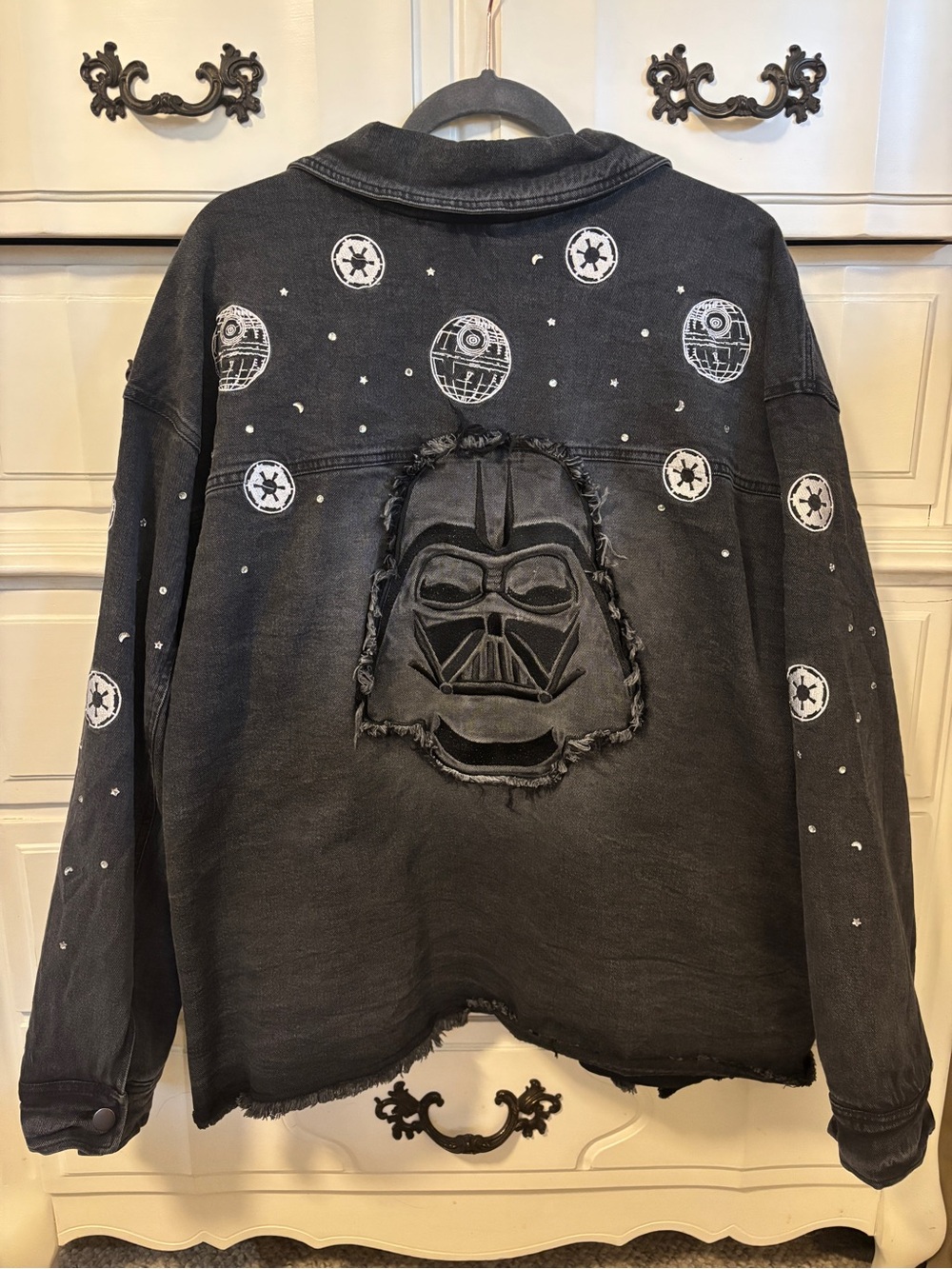 Her Universe Black Star Wars Darth Vader Denim Jacket
